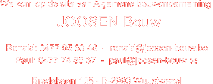 Welkom op de site van